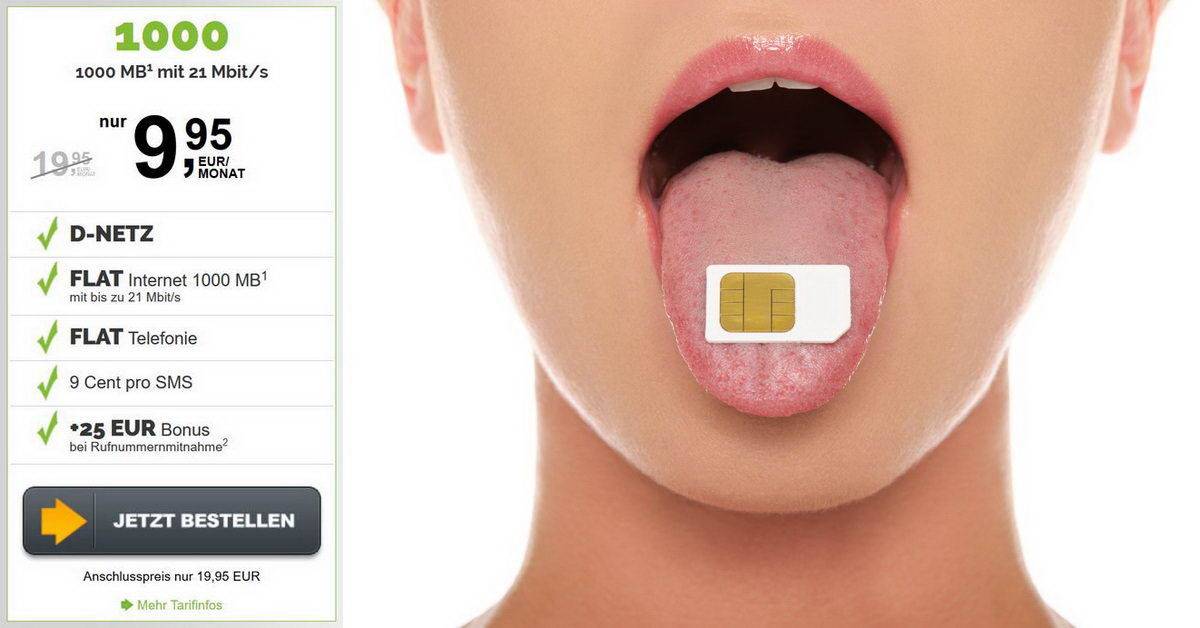 Billigster Handytarif im D1-Netz der Deutschen Telekom